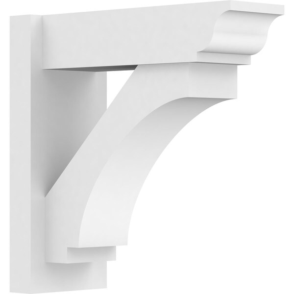 Ekena Millwork Imperial Architectural Grade PVC Outlooker with Traditional Ends, 7"W X 18"D X 18"H OUTP07X18X18IMP01 - main